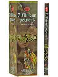 Wholesale Incense - Hem 7 African Powers Incense Square Pack