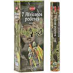 Wholesale Hem 7 African Powers Incense - 20 Sticks Hex Pack