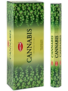 Wholesale Hem Cannabis Incense - 20 Sticks Hex Pack