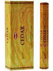 Wholesale Incense - Hem Cedar Incense Hex Pack