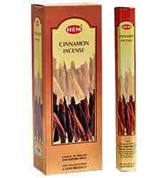 Wholesale Hem Cinnamon Incense - 20 Sticks Hex Pack
