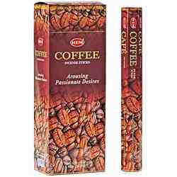 Wholesale Hem Coffee Incense - 20 Sticks Hex Pack