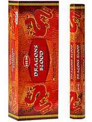 Wholesale Hem Dragons Blood  Incense - 20 Sticks Hex Pack