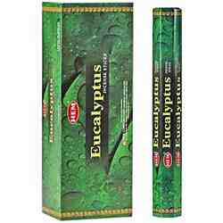 Wholesale Hem Eucalyptus Incense - 20 Sticks Hex Pack