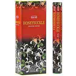 Wholesale Hem Honeysuckle Incense - 20 Sticks Hex Pack