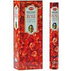 Wholesale Hem Precious Rose Incense - 20 Sticks Hex Pack