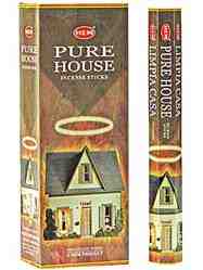 Wholesale Hem Pure House Incense - 20 Sticks Hex Pack