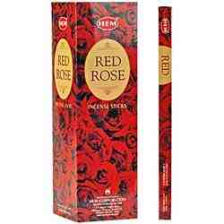 Wholesale Incense - Hem Red Rose Incense Square Pack