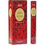 HM209B<BR><BR>Hem Red Rose Incense - 20 Sticks Pack