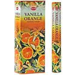 Wholesale Hem Vanilla-Orange Incense - 20 Sticks Hex Pack