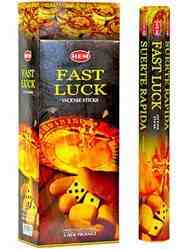 Wholesale Hem Fast Luck Incense - 20 Sticks Hex Pack