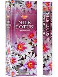 Wholesale Hem Nile Lotus Incense - 20 Sticks Hex Pack