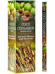 Wholesale Incense - Hem Coco-Cinnamon Incense Square Pack