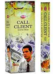 Wholesale Hem  Call Clients Incense - 20 Sticks Hex Pack