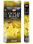 Wholesale Hem Gold Rain Incense - 20 Sticks Hex Pack