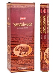 Wholesale Hem Sandalwood Incense - 20 Sticks Hex Pack