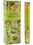 Wholesale Hem Money Drawing Incense - 20 Sticks Hex Pack