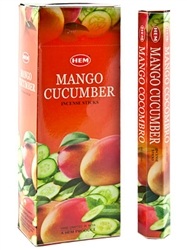 Wholesale Hem Mango Cucumber Incense - 20 Sticks Hex Pack