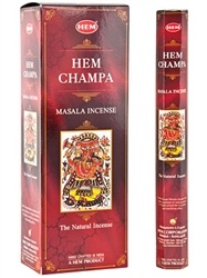 Wholesale Incense - Hem Champa Incense 15 Sticks Hex Pack