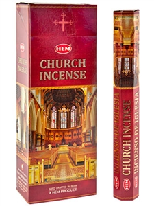 Wholesale Hem Church Incense - 20 Sticks Hex Pack