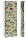 Wholesale Hem White Sage Vanilla Incense - 20 Sticks Hex Pack