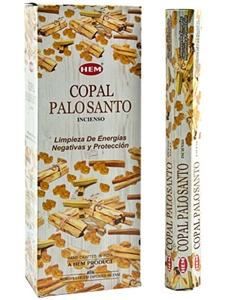 Wholesale Hem Copal Palo Santo Incense - 20 Sticks Hex Pack