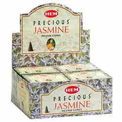 Wholesale Cone Incense - Hem Precious Jasmine Cones Incense
