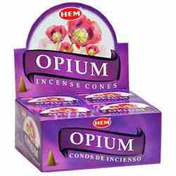 Wholesale Cone Incense - Hem Opium Cones Incense