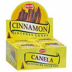 Wholesale Cone Incense - Hem Precious Cinnamon Cones Incense
