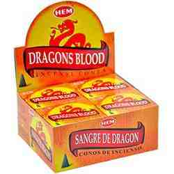 Wholesale Cone Incense - Hem Dragons Blood Cones Incense