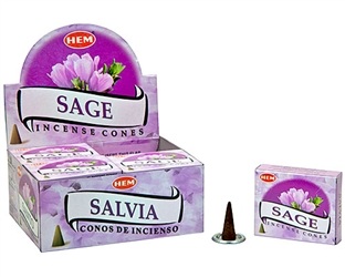 Wholesale Cone Incense - Hem Sage Cones Incense