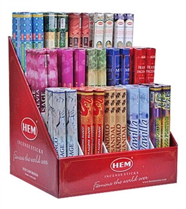 <d>IDP04<br><br> 20 Sticks Hem Hex Incense Display Set - 90 Packs