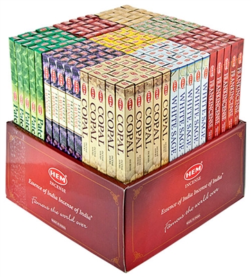 IDP06<br><br> 8 Sticks Hem Square Pack Incense Display Set - 225 Packs