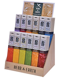 IDP34<br><br> Herb & Earth Incense Display Set - 144 Packs