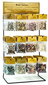 IDP75<br><br> Resin Incense Display Set - 72 Packs