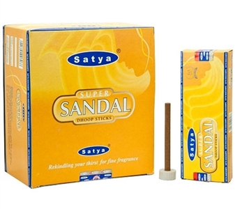 Wholesale Satya Super Sandal Incense Dhoop Sticks