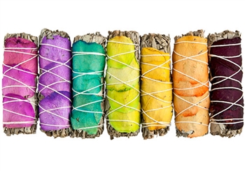 Wholesale Chakra White Sage Smudge Sticks Set