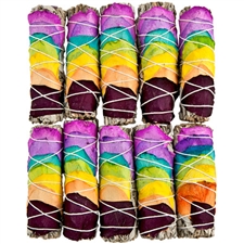 Wholesale Chakra White Sage Smudge Sticks Set