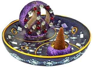 Wholesale  Lacquer Peace Sign Incense Burners