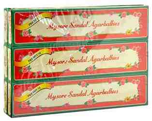 Wholesale Mysore Sandal Incense - 20 Sticks Pack