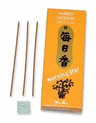 MSR03A<br><br> Morning Star Amber Incense - 200 Sticks Pack