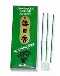 MSR04A<br><br> Morning Star Cedarwood Incense - 200 Sticks Pack