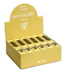 MSR12B<BR><BR> Morning Star Vanilla Incense - 50 Sticks Pack (12 Packs Per Box)