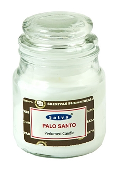 Wholesale Satya Palo Santo Jar Candle with Dome Lid
