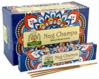 OR109<br><br>Namaste India - Nag Champa Incense - 15 Sticks Pack (12 Packs Per Box)