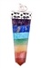 PDT101<BR><BR>7 Stacked Stone Chakra Pendant - 2"H