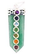 Wholesale Green Aventurine 7 Chakra Pendant