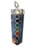 Wholesale Lapis Lazuli 7 Chakra Pendant