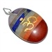 Wholesale Om Bonded Chakra Oval Pendant