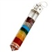 Wholesale Seven Chakra Bonded Pencil Point Wrap Pendant